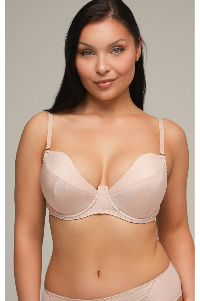 AVA Lingerie 2202 smėlio spalvos push-up liemenėlė