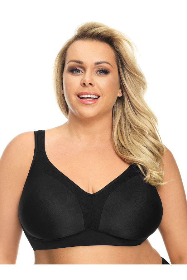 Gorsenia Anya K422 juoda krūtinę mažinanti (Minimizer) liemenėlė
