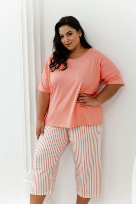 Pižama Eloise 3376 Abrikoso