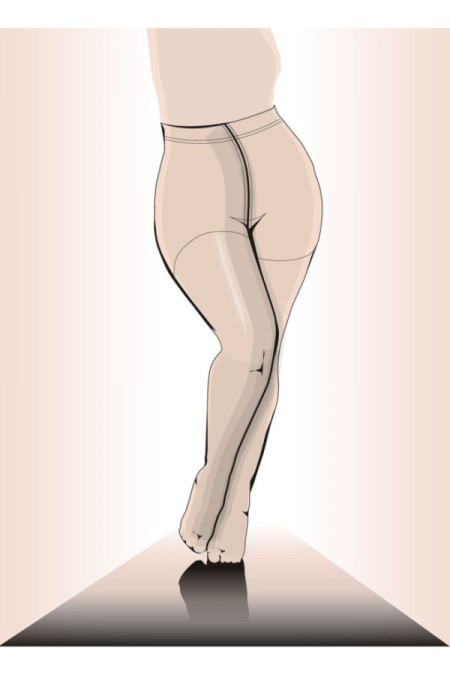 Pėdkelnės   Plus Size - juoda