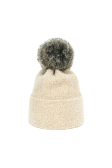 Kepurė Soft Fluff Šviesus Smėlio