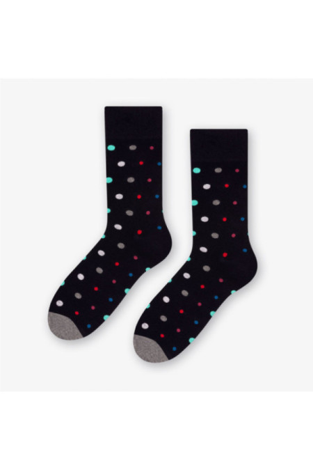 Kojinės Mix Dots 139-051 Tamsus Granat