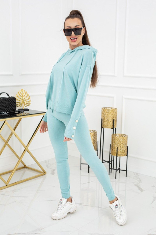 Komplektas megztas Kim Pearl Buttons PU1121 Mint