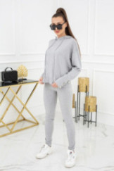 Komplektas megztas Kim Pearl Buttons PU1121 Silver