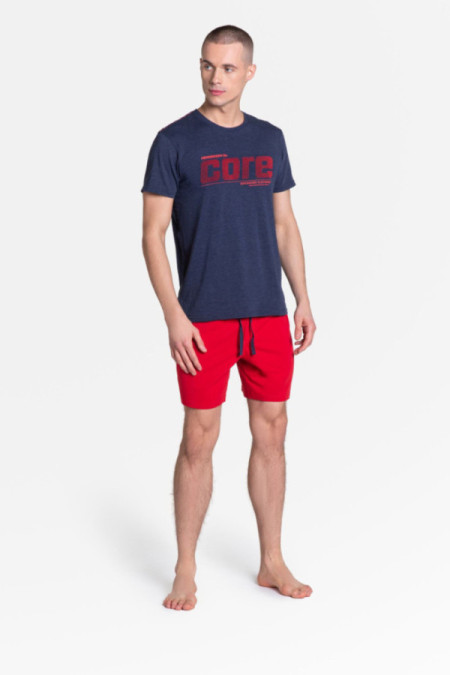 Pižama Oxford 38285-59X Mėlynai-Raudona