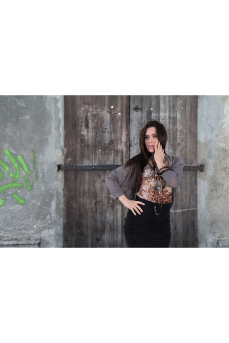 Megztinis Cristina mocca