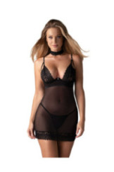 Naktinukai Donarella Chemise + Siaurikės (stringai)