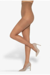 Pėdkelnės   Kūno triko Plus Size 15 Den - juoda
