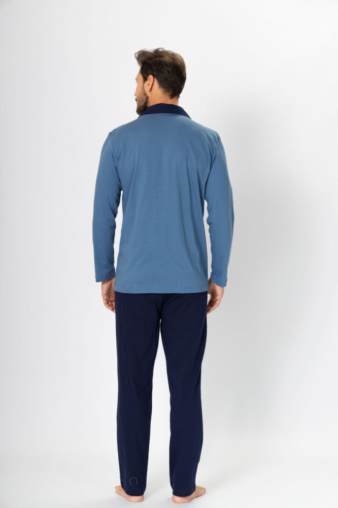 Pižama Norbert 670 Jeans-Mėlyna