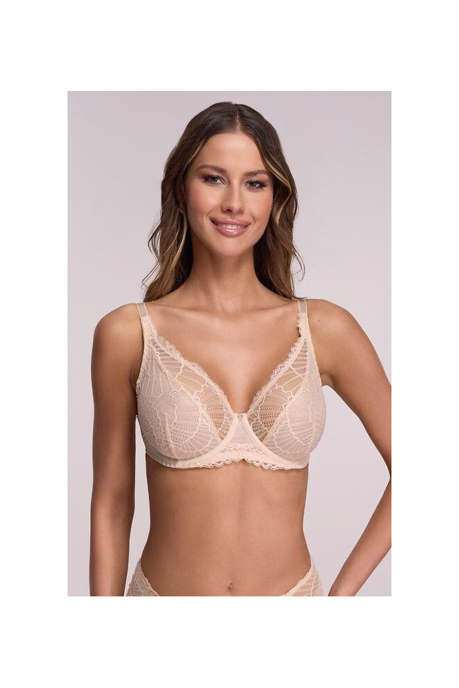 AVA Lingerie 2200 smėlio spalvos minkšta balconette liemenėlė