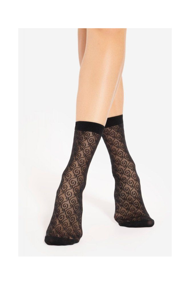 Kojinės TRENDY LINE 30 Juoda