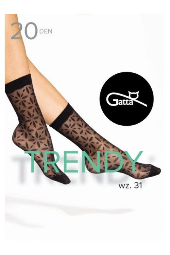 Kojinės TRENDY LINE 31 Juoda