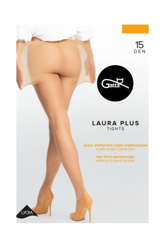 Pėdkelnės   Laura 15 Plus - daino (vidutinė smėlio)
