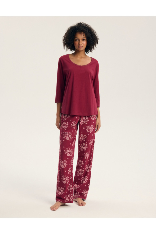 Pižama Greta 45423 Bordo