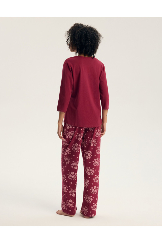 Pižama Greta 45423 Bordo