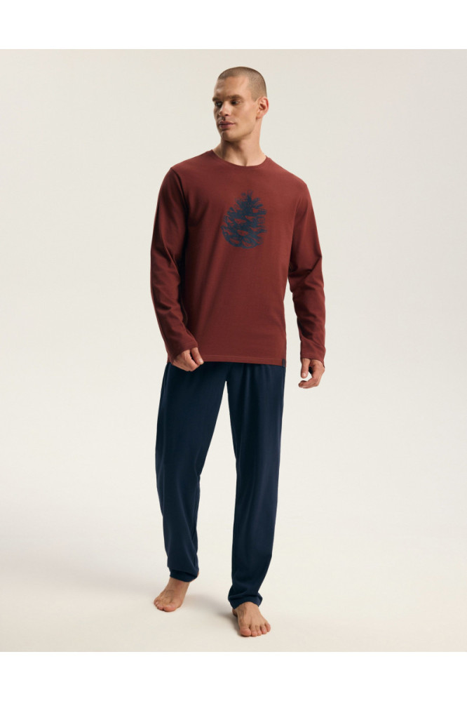 Henderson Fall 45494 kaštoninė vyriška medvilninė pižama