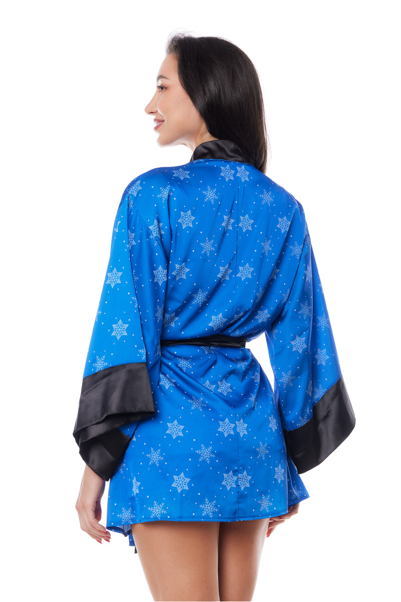 Peniuar Aster Robe Blue Mėlyna (blue) ✅ Chalatai-Anais