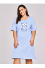 Naktiniai marškiniai Viviana 3165 Mėlyna