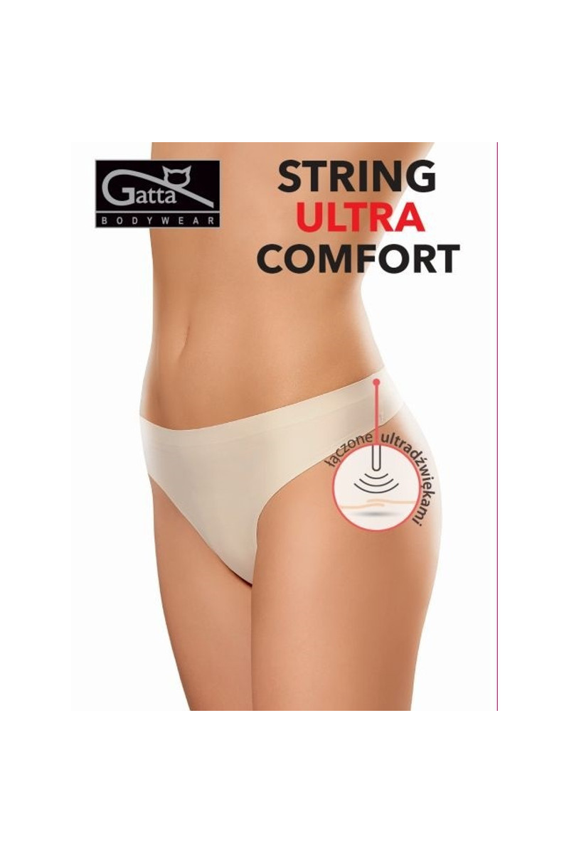 Stringi Ultra Comfort Balta 62851 ✅ Siaurikės (stringai)-Gatta