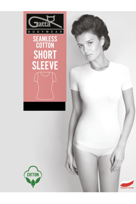 Marškinėliai Short Slevee Cotton Balta 62851-Sportui-Gatta