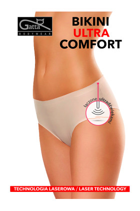 Kelnaitės Bikini Ultra Comfort Smėlio-Kelnaitės-Gatta