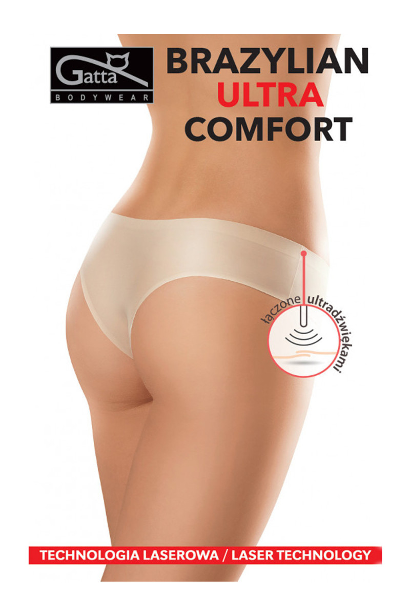 Kelnaitės Brazylian Ultra Comfort Balta-Kelnaitės-Gatta