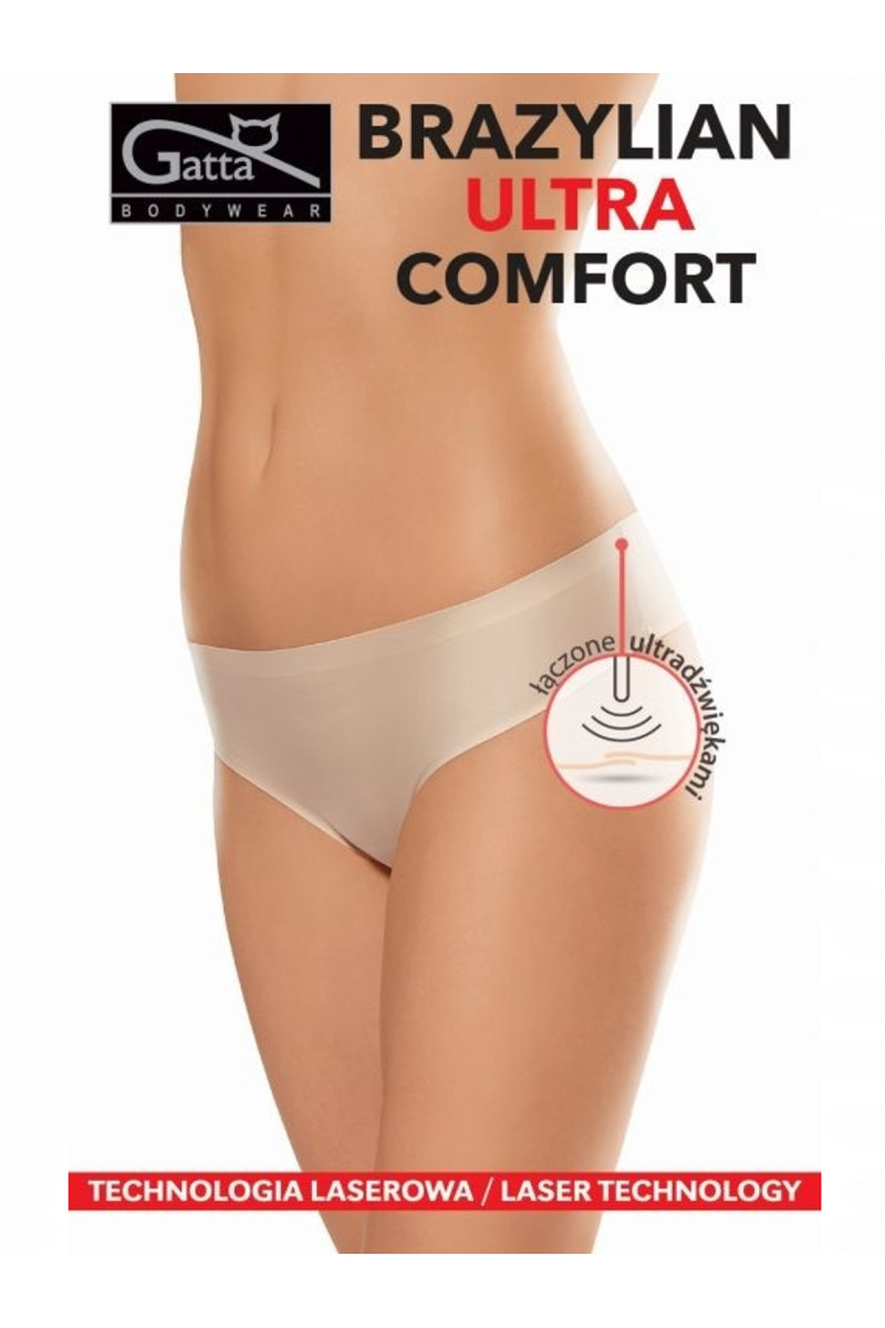 Kelnaitės Brazylian Ultra Comfort Balta-Kelnaitės-Gatta