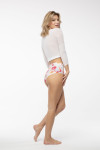 Kelnaitės Peony Simple Maxi balta gėlėta