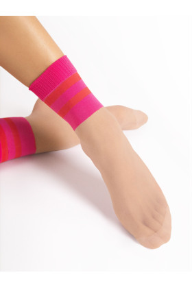 Kojinės Dash Pink-Light-Natural 20 Den