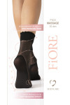 Kojinės Pico Massage 20 Den Black Juoda