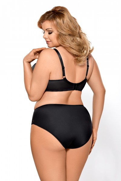 Liemenėlė Victoria K378 | Juoda-Plus Size-Gorsenia