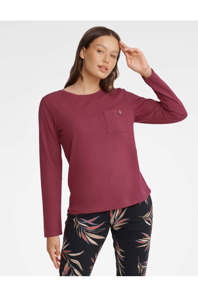 Pižama Garden 40929-83X Bordo-Juoda