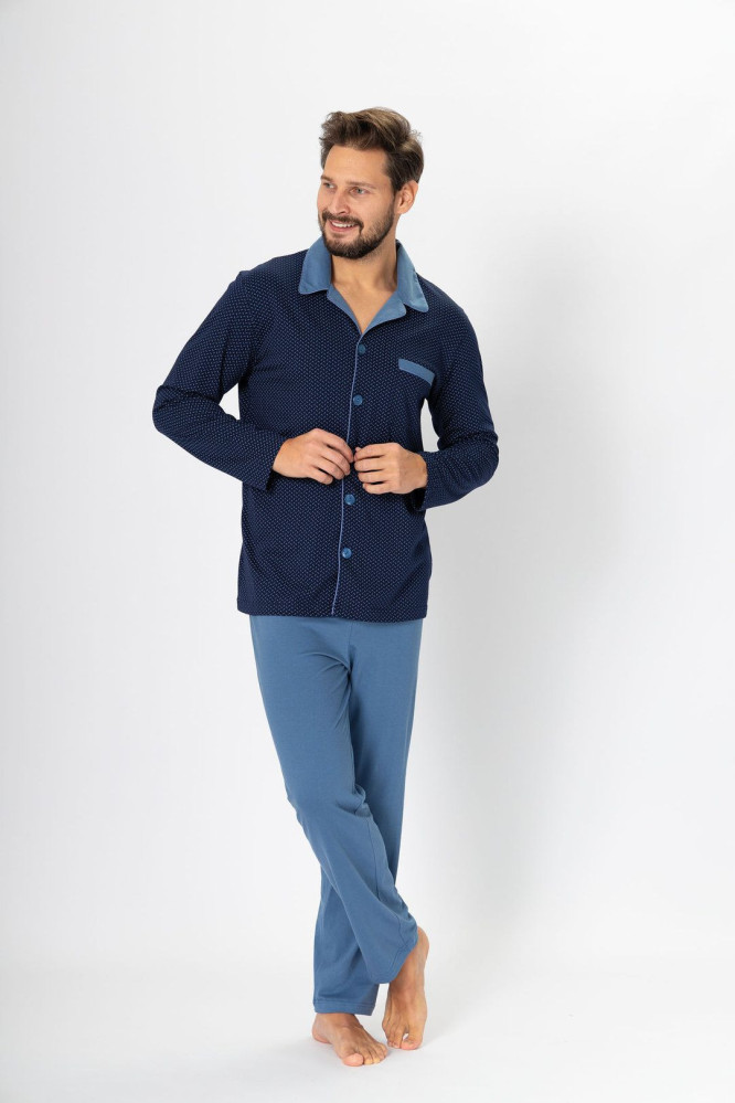 Pižama Norbert 670 Mėlyna-Jeans