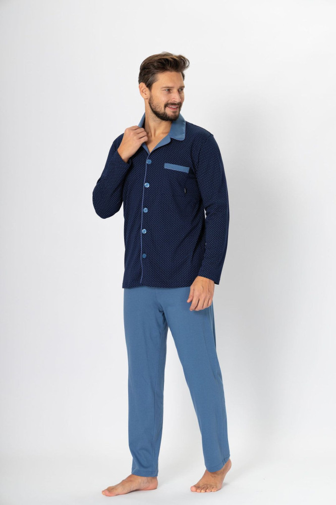 Pižama Norbert 670 Mėlyna-Jeans