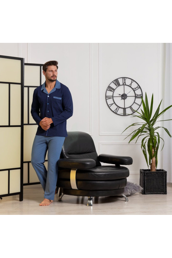 Pižama Norbert 670 Mėlyna-Jeans